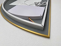 Mawialux decoratieve halve maan led spiegel in 180 of 200cm (zonder rand of mat zwart/goud rand) - afbeelding 18 van  20