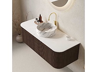 Mawialux design badkamermeubel 122cm (met hangkast) - keuze uit 2 kleuren - afbeelding 6 van  22