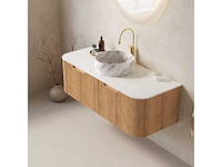 Mawialux design badkamermeubel 122cm (met hangkast) - keuze uit 2 kleuren - afbeelding 18 van  22