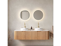 Mawialux design badkamermeubel 152cm (met hangkast) - keuze uit 2 kleuren - afbeelding 4 van  15