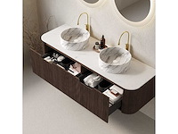 Mawialux design badkamermeubel 152cm (met hangkast) - keuze uit 2 kleuren - afbeelding 11 van  15