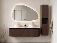 Mawialux design badkamermeubel 152cm (met hangkast) - natural eiken - afbeelding 1 van  5