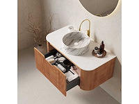 Mawialux design badkamermeubel 75cm (met hangkast) - eiken natural - afbeelding 8 van  23