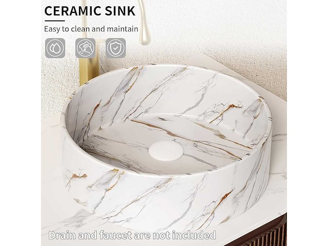 Mawialux design badkamermeubel 75cm (met hangkast) - eiken natural - afbeelding 10 van  23