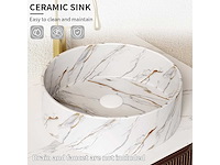 Mawialux design badkamermeubel 75cm (met hangkast) - eiken natural - afbeelding 10 van  23