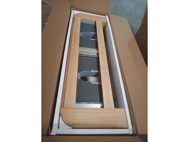 Mawialux design badkamermeubel 75cm (met hangkast) - eiken natural - afbeelding 15 van  23