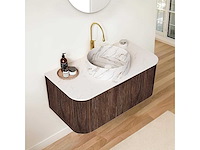 Mawialux design badkamermeubel 75cm (met hangkast) - eiken natural - afbeelding 18 van  23