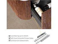 Mawialux design badkamermeubel 75cm (met hangkast) - keuze uit 2 kleuren - afbeelding 4 van  23