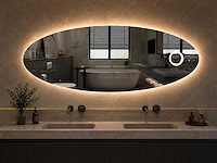 Mawialux design led spiegel 100/120/140/160cm breedte keuze - afbeelding 1 van  9