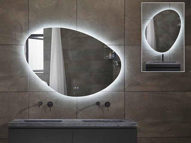 Mawialux design led spiegel 100/120/140cm keuze - afbeelding 1 van  12
