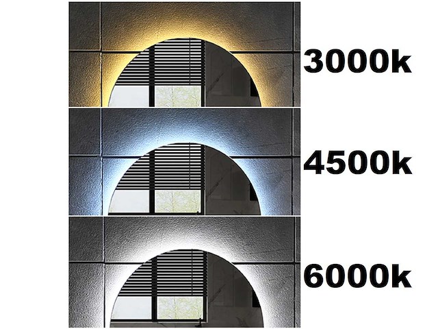 Mawialux design led spiegel 100/120/140cm keuze - afbeelding 12 van  12
