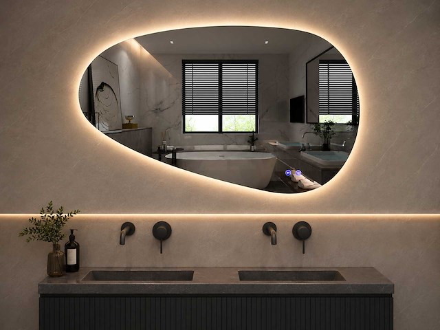 Mawialux design led spiegel 120x60cm of 120x75cm 130x65cm (keuze) - afbeelding 5 van  12