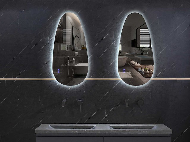 Mawialux design led spiegel 120x60cm of 130x65cm (keuze) - afbeelding 6 van  10