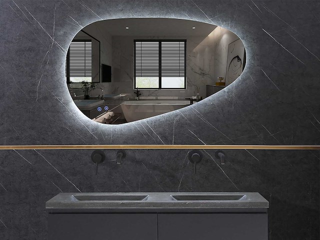 Mawialux design led spiegel 120x60cm of 130x65cm (keuze) - afbeelding 3 van  6
