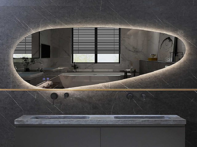 Mawialux design led spiegel 160x85 of 180x75 (keuze) - afbeelding 3 van  10