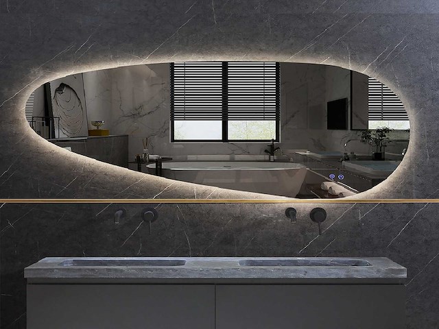 Mawialux design led spiegel 160x85 of 180x75 (keuze) - afbeelding 1 van  10