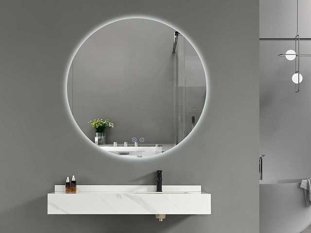 Mawialux design led spiegel (60-120cm diameter keuze) - afbeelding 1 van  11