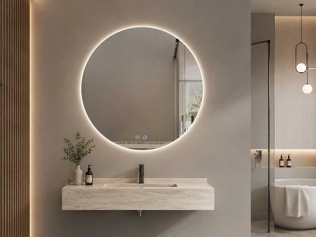 Mawialux design led spiegel (60-120cm diameter keuze) - afbeelding 6 van  13