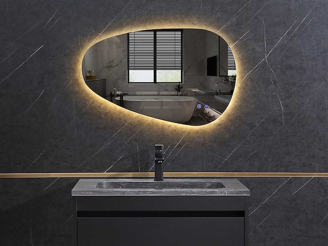 Mawialux design led spiegel 80x50cm of 90x60cm (keuze) - afbeelding 8 van  11