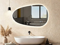 Mawialux design led spiegel 80x50cm of 90x60cm (keuze) - afbeelding 1 van  13