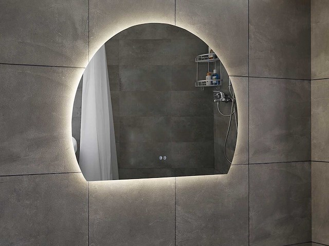 Mawialux design led spiegel half rond (diverse maten) - afbeelding 6 van  6