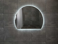 Mawialux design led spiegel half rond (diverse maten) - afbeelding 1 van  13