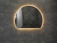 Mawialux design led spiegel half rond (diverse maten) - afbeelding 2 van  13