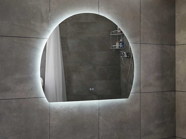 Mawialux design led spiegel half rond (diverse maten) - afbeelding 4 van  13