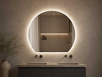 Mawialux design led spiegel half rond (diverse maten) - afbeelding 1 van  14