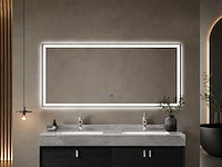 Mawialux design led spiegel met beweging sensor (140/150/160/180 cm breedte keuze) - afbeelding 4 van  11