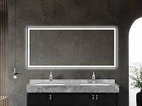 Mawialux design led spiegel met beweging sensor (140/150/160/180 cm breedte keuze) - afbeelding 5 van  11