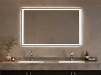 Mawialux design led spiegel met beweging sensor (80/100/120cm breedte keuze) - afbeelding 1 van  11