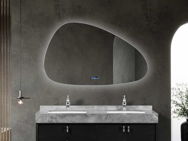 Mawialux design led spiegel organisch (diverse maten) - afbeelding 1 van  6