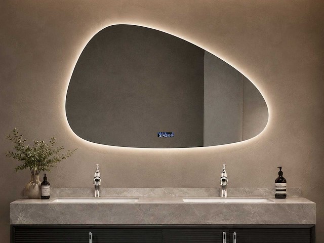 Mawialux design led spiegel organisch (diverse maten) - afbeelding 1 van  11