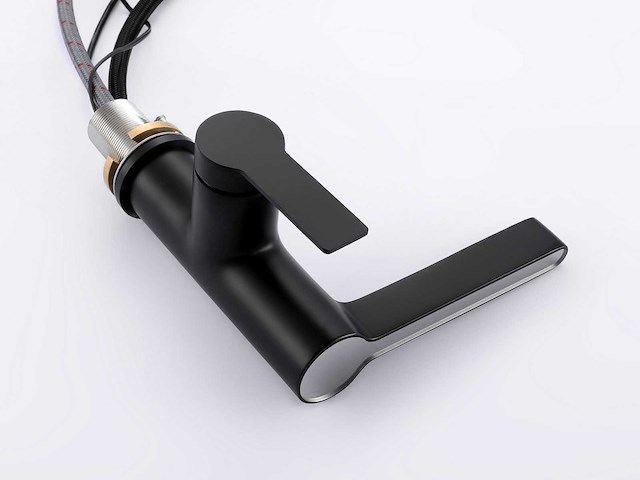 Mawialux digitale wastafelkraan mat zwart - afbeelding 2 van  5