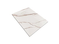 Mawialux douchebak 120x90cm - wit marmer - afbeelding 1 van  4