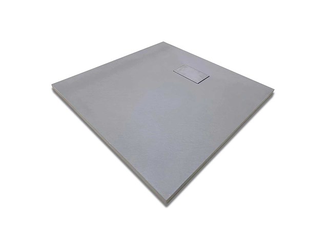 Mawialux douchebak 90x90cm - mat grijs - afbeelding 1 van  4