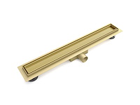 Mawialux douchedrain geborsteld goud (in 3 maten beschikbaar) - afbeelding 1 van  5