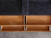 Mawialux eikenhout badkamermeubel 120cm (eiken natural) met (hangkast) - afbeelding 35 van  49
