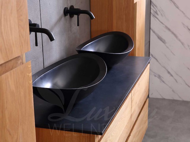 Mawialux eikenhout badkamermeubel 120cm (eiken natural) - afbeelding 31 van  47