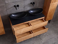 Mawialux eikenhout badkamermeubel 120cm (eiken natural) - afbeelding 34 van  47