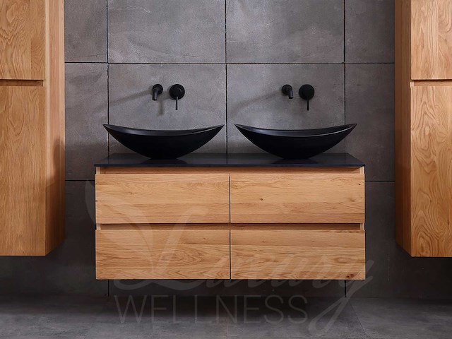 Mawialux eikenhout badkamermeubel 120cm (eiken natural) - afbeelding 35 van  47