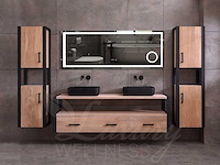 Mawialux eikenhout badkamermeubel 150cm met 2 hangkasten - afbeelding 1 van  30