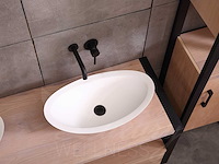 Mawialux eikenhout badkamermeubel 150cm met 2 hangkasten - afbeelding 3 van  30