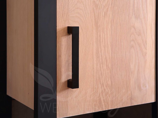 Mawialux eikenhout badkamermeubel 150cm met 2 hangkasten - afbeelding 17 van  30