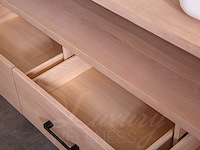 Mawialux eikenhout badkamermeubel 150cm met 2 hangkasten - afbeelding 14 van  30