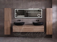 Mawialux eikenhout badmeubelset (zonder hangkast) 150 of 180cm (in 4 kleuren mogelijk) - afbeelding 12 van  28