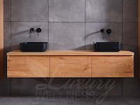 Mawialux eikenhout badmeubelset (zonder hangkast) 150 of 180cm (in 4 kleuren mogelijk) - afbeelding 3 van  28