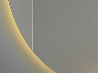 Mawialux half rond design led spiegel (80-120cm keuze) - afbeelding 2 van  7