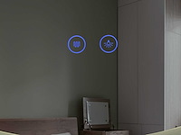 Mawialux half rond design led spiegel (80-120cm keuze) - afbeelding 5 van  7